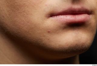 HD Face Skin Brett chin face lips mouth skin pores…